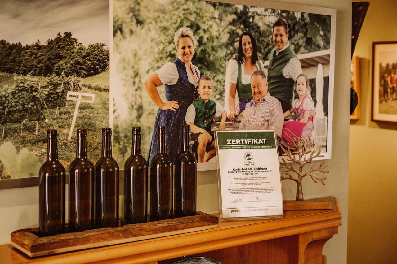 הוילה ליוצכאך Weingut Kollerhof Am Eichberg מראה חיצוני תמונה